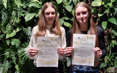 Bronasto priznanje raziskovalni nalogi Geodiverziteta Bohinja